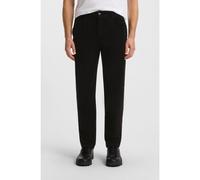 BOSS Pantalones tapered fit en pana de algodón elástico - StyleChino-Pleated, 50547076 Negro 35/32