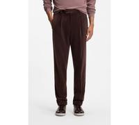 BOSS Pantalones tapered fit en pana de mezcla de algodón - StyleL-Peet-Pleat-252, 50572597 Marrón oscuro 44