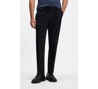BOSS Pantalones tapered-fit en tejido italiano microestampado - StyleC-Perin-PL-263, 50572157 Azul oscuro 50