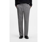 BOSS Pantalones tapered-fit estampados de algodón italiano - StyleH-Perino-PLDTLWG-263, 50572014 Gris 44