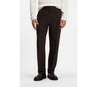 BOSS Pantalones tapered-fit estampados de algodón italiano - StyleH-Perino-PLDTLWG-263, 50572014 Marrón oscuro 44