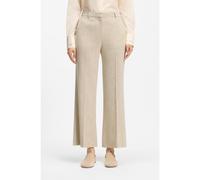 BOSS Pantalones tobilleros flared fit en tejido flameado - StyleTalia-Crop, 50565073 Beige claro 46