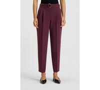 BOSS Pantalones tobilleros regular fit en crepé resistente a las arrugas - StyleTapiah, 50490037 Rojo oscuro 38