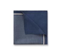 BOSS Pañuelo de bolsillo de confección italiana en seda estampada - StyleL-POCKET SQ CM35 253, 50551345 Azul oscuro pcs.