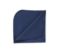 BOSS Pañuelo de bolsillo de fabricación italiana en algodón jaspeado - StyleL-PK.STICH CM35-254, 50551501 Azul pcs.