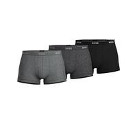 Boss - Paquete de 3 calzoncillos de algodón elástico de ajuste regular, Gris, carbón, negro, X-Large
