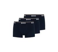 Boss - Paquete de 3 Calzoncillos elásticos de algodón para Hombre, Color Azul Pavo Real, Talla XXL, Azul Pavo Real, XXL