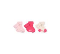 BOSS Paquete de 3 pares de calcetines para bebé - StyleJ53565/47Y15, J53565 Pink 19