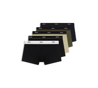 BOSS Paquete de cinco calzoncillos de algodón elástico - StyleTrunk 5P Essential, 50531660 Negro / Azul oscuro XS