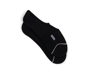 BOSS Paquete de dos calcetines invisibles de algodón - Style2P LC Iconic CC, 50522704 Negro 43-46