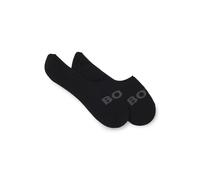 BOSS 2P SL Uni Logo CC Calcetines_Invisibles, Black1, 45-46 para Hombre