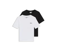 BOSS Paquete de dos camisetas para niños - StyleJ52680/M4104A, J52680 Negro / Blanco 126