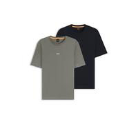 BOSS Paquete de dos camisetas relaxed fit de algodón elástico - Style2 Pack TChup, 50565832 Azul / Gris XXL