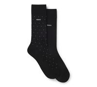 BOSS Paquete de dos pares de calcetines con hilo metalizado en caja de regalo - Style2P RS Gift Set MC, 50567850 Negro 40-46