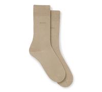 BOSS Paquete de dos pares de calcetines de largo estándar con logos - Style2P RS Uni CC, 50516616 Beige 47-50