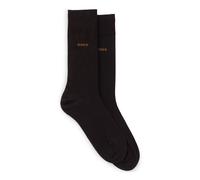 BOSS Paquete de dos pares de calcetines de largo estándar con logos - Style2P RS Uni CC, 50516616 Marrón oscuro 47-50
