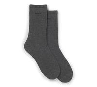 BOSS Paquete de dos pares de calcetines de largo estándar con logos - Style2P RS Uni Logo CC W, 50543398 Gris oscuro 39-42