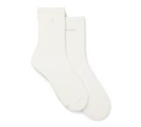 BOSS Paquete de dos pares de calcetines de largo medio con detalles de logo - Style2P RS DoubleB EV W, 50561179 Blanco 39-42