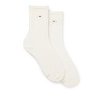 BOSS Paquete de dos pares de calcetines de largo normal - Style2P RS Cable CC W, 50570155 Natural 39-42