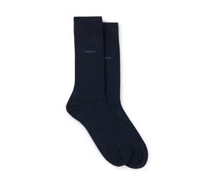 BOSS Paquete de dos pares de calcetines de largo normal - Style2P RS Uni CC, 50516616 Azul oscuro 43-46