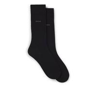 BOSS Paquete de dos pares de calcetines de largo normal - Style2P RS Uni CC, 50516616 Negro 47-50