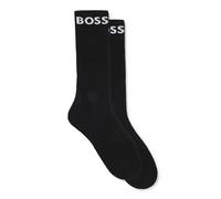 BOSS Paquete de dos pares de calcetines de tejido elástico de largo normal - Style2P RS Sport CC, 50469747 Negro 43-46