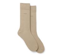 BOSS Paquete de dos pares de calcetines de largo estándar con logos - Style2P RS Uni CC, 50516616 Beige 47-50