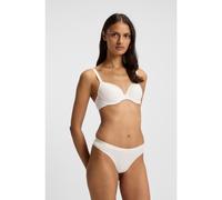 BOSS Paquete de tres braguitas de algodón elástico con logo en la cintura - Style3P BRIEF, 50510016 Beige claro XS