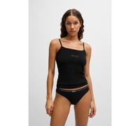 BOSS Paquete de tres braguitas de algodón elástico con logo en la cintura - Style3P BRIEF, 50510016 Negro XS