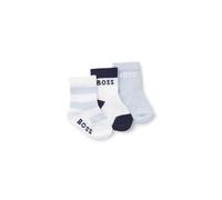 BOSS Paquete de tres calcetines para bebés con detalles de logo - StyleJ53096/10P15, J53096 Blanco 15