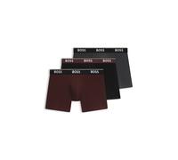 BOSS Paquete de tres calzoncillos bóxer de algodón elástico - StyleBoxerBr 3P Power, 50554694 Assorted-Pre-Pack 5XL