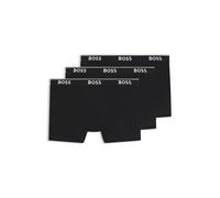 BOSS Paquete de tres calzoncillos bóxer en algodón elástico con logos - StyleBoxerBr 3P Power, 50475282 Negro L