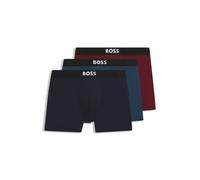 BOSS Paquete de tres calzoncillos bóxer en algodón elástico - StyleBoxerBr 3P BOSS ONE, 50544272 Azul / Rojo / Negro XXL