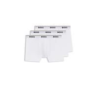 BOSS Paquete de tres calzoncillos bóxer en algodón elástico - StyleBoxerBr 3P Power, 50475282 Blanco S