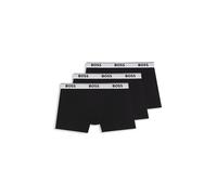 BOSS Paquete de tres calzoncillos bóxer en algodón elástico - StyleBoxerBr 3P Power, 50475282 Negro S