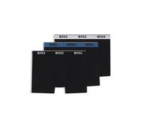 BOSS Paquete de tres calzoncillos bóxer en algodón elástico - StyleBoxerBr 3P Power, 50554694 Negro XL