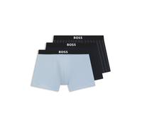 BOSS Paquete de tres calzoncillos bóxer en algodón elástico - StyleBoxerBr3P BOSS ONE D, 50549856 Azul M