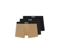 BOSS Paquete de tres calzoncillos bóxer - StyleBoxerBr3P BOSS ONE D, 50549856 Negro / Beige XXL