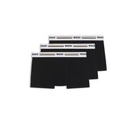 BOSS Paquete de tres calzoncillos con logos y rayas en la cintura - StyleTrunk 3P Revive, 50492200 Negro M