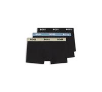 BOSS Paquete de tres calzoncillos de algodón con logo en la cinturilla - StyleTrunk 3P Power, 50554693 Negro XXL