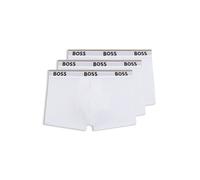 BOSS Paquete de tres calzoncillos de algodón elástico con logo en la cintura - StyleTrunk 3P Power, 50475274 Blanco XS