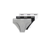 BOSS Paquete de tres calzoncillos slip en algodón elástico - StyleBrief 3P Power, 50475273 Blanco / Gris / Negro L