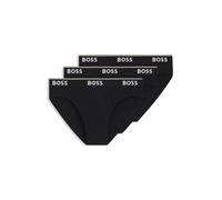 BOSS Paquete de tres calzoncillos slip en algodón elástico - StyleBrief 3P Power, 50475273 Negro XS
