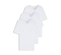 BOSS Paquete de tres camisetas interiores de algodón con cuello en pico - StyleTShirtVN 3P Classic, 50475285 Blanco XS