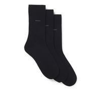 BOSS Paquete de tres pares de calcetines de largo estándar en tejido elástico - Style3P RS Uni CC, 50469839 Azul oscuro 35-38