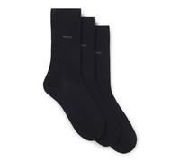 BOSS Paquete de tres pares de calcetines de largo normal - Style3P RS Uni CC, 50469839 Azul oscuro 39-42