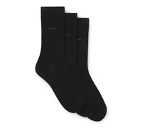 BOSS Paquete de tres pares de calcetines de largo normal - Style3P RS Uni CC, 50469839 Negro 39-42