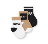 BOSS Paquete de tres pares de calcetines para niños de algodón - StyleJ53146/09B15, J53146 Variado 19