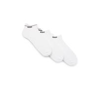 BOSS Paquete de tres pares de calcetines tobilleros con suela mullida - Style3P AS Iconic CC, 50564709 Blanco 39-42