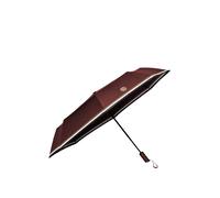 BOSS Paraguas de bolsillo burdeos con Double B y rayas de la firma - StylePocket umbrella Varsity Burgundy, 58837095 Rojo oscuro pcs.